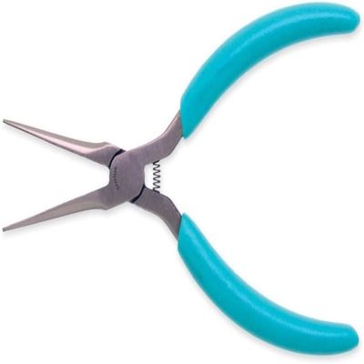 Xcelite Plier,5-1/2",Slim Line,Fine Tip,Smth Jaw