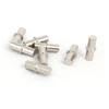 uxcell Cabinet Wardrobe 6mmx19mm Shelf Support Pins Studs Pegs Silver Tone 8pcs view 1