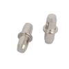 uxcell Cabinet Wardrobe 5mmx16mm Shelf Support Pins Studs Pegs Silver Tone 20pcs view 2