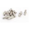 uxcell Cabinet Wardrobe 5mmx19mm Shelf Support Pins Studs Pegs Silver Tone 10pcs view 1