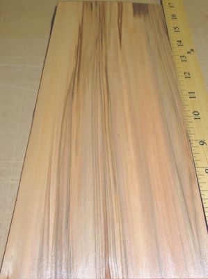 Red Gum Wood Veneer 5.5" x 12" raw no Backing 1/42" Thickness A Grade Sample