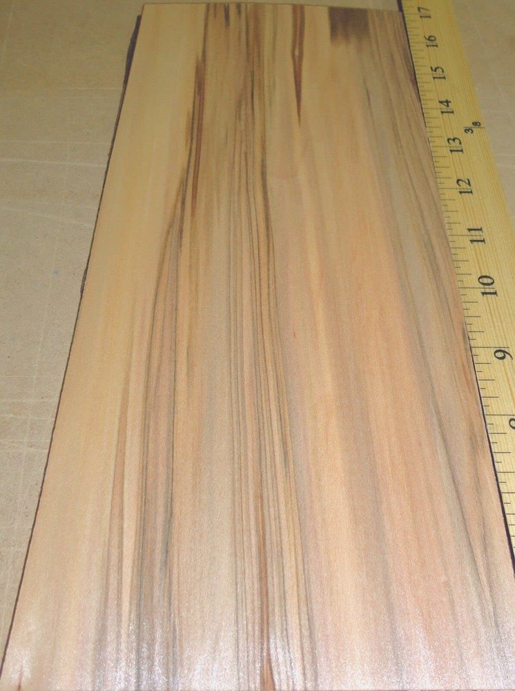 Red Gum Wood Veneer 5.5" x 12" raw no Backing 1/42" Thickness A Grade Sample