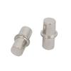 uxcell Cabinet Wardrobe 6mmx15mm Shelf Support Pins Studs Pegs Silver Tone 20pcs view 2