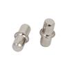 uxcell Cabinet Wardrobe 5mmx13.5mm Shelf Support Pins Studs Pegs Silver Tone 50pcs view 2