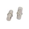 uxcell Cabinet Wardrobe 6mmx17mm Shelf Support Pins Studs Pegs Silver Tone 20pcs view 2