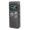 Steal Rechargeable 8GB 650HR Digital Audio Voice Recorder MP3 Player Color Silver view 2