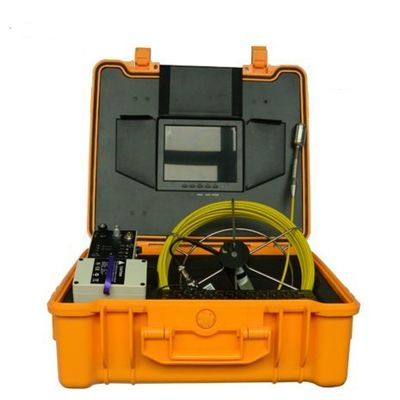29mm self-leveling head CCTV drain and sewer inspection camera with 30m fiber glass cable