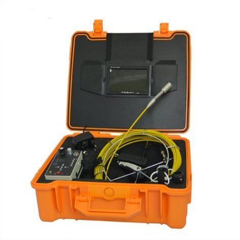 MABELSTAR Drain Sewer Wall Pipeline Inspection Camera DVR Recording Snake Pipe Inspection Device with 50m Fiber Glass Cable
