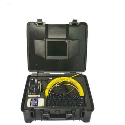MABELSTAR 30m CCTV Mini 5.5mm Waterproof Pipe Inspection Snake Video Camera With 8" Color Monitor V715DK