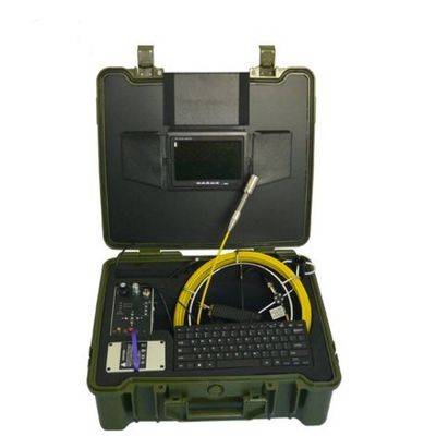 MABELSTAR 100ft Fiberglass Push Rod Chimney Inspection Camera with Dia.23mm Camera Head and Keyboard