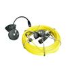 MABELSTAR 10 inch monitor meter counter underground video pipe inspection camera with 30m push rod cable view 3