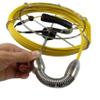 MABELSTAR 50m fiberglass push rod cable Drain Sewer Vent Pipe Inspection Camera system with meter counter and keyboard view 2