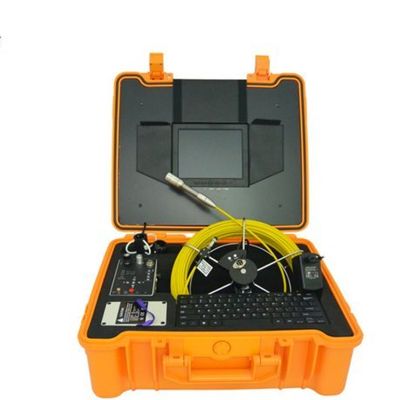 MABELSTAR 8'' color monitor drain pipe inspection camera for sale 40m fiber cable and counter device