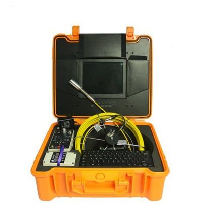 MABELSTAR 50m Push Rod Cable Drain Sewer Pipe Video Inspection Camera for Underwater Detection