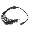Eagles 1 Female to 8 Male Output Power Splitter Cable Y Adapter 5.5x2.1mm CCTV DC Power Splitter Cable Compatible with CCTV Accessories Security Surveillance Cameras view 4