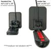 Seaworthy Innovations Stern Pad - Standard Size - White - Screwless Transducer/Acc. Mounting Kit (not for Large 3D Scan Transducers) - Made in The USA with Genuine 3M VHB Adhesive view 3