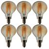 Bulbright 6PACK LED Filament Bulb Dimmable G45/G14 4W Gilded Tint Glass Cover Tubular LED Light Bulb, E12 Base, Warm White 2700-3000K, 40W Equivalent, 110-120VAC (4) view 1
