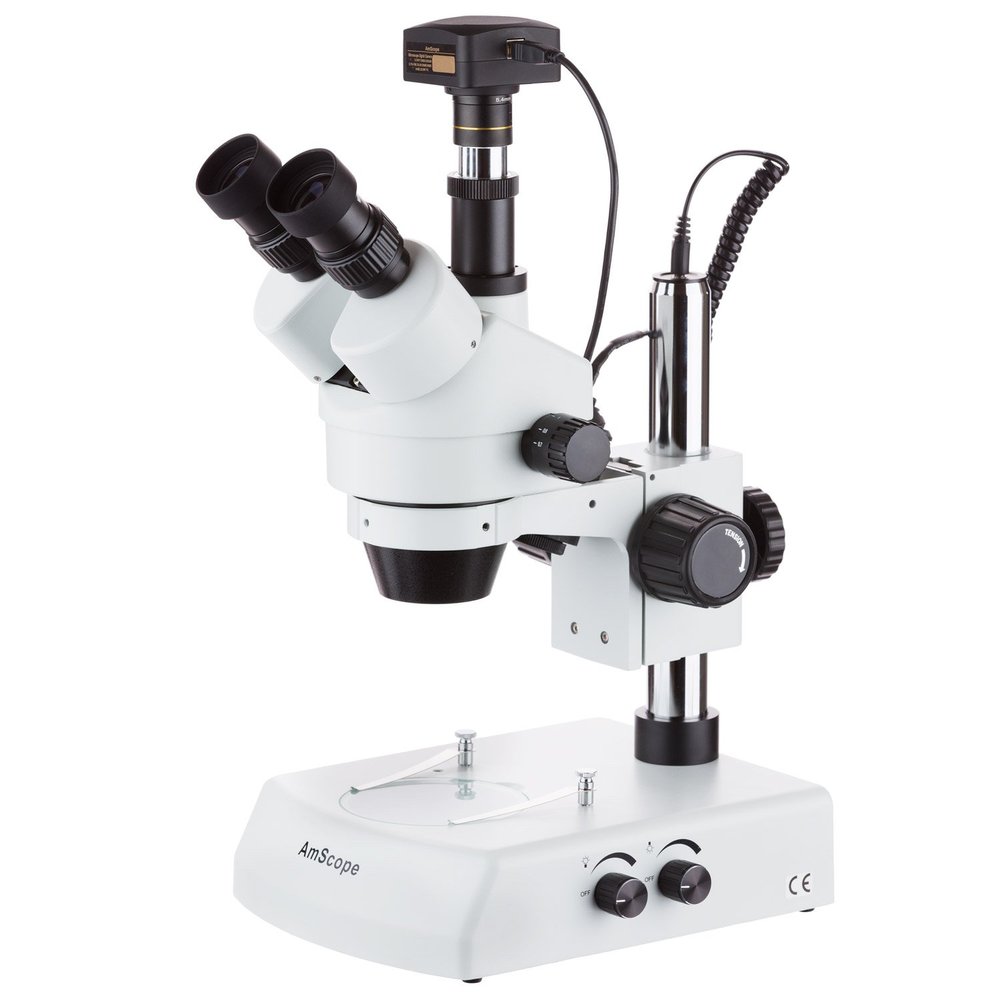 7X-90X LED TRINOCULAR Zoom Stereo Microscope with 10MP USB3 Camera
