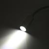 Led Wall Light Reading Lamp with Goose-Neck Warm Cool White Bed Light for Bedroom Bathroom -AC85-265V, Sliver (Color : 6500K, Size : 3W) view 3