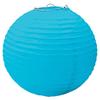 Caribbean Blue Paper Lantern | Party Decoration view 1