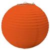 Amscan 241600.05 Paper Lanterns, 15 1/2 inches, orange view 1