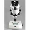 3.5X-45X TRINOCULAR Stereo Zoom Microscope with Dual Halogen Lights with 5MP Camera view 2