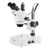 3.5X-45X TRINOCULAR Stereo Zoom Microscope with Dual Halogen Lights with 5MP Camera view 3