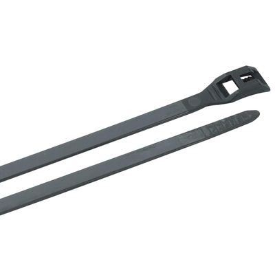 Ancor 199324 Cable Tie, Low Profile, 8", Black, 20pc