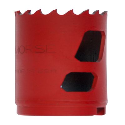 Morse MHS18B25 Bi-Metal Hole Saw, 1-1/8" Diameter, 25-Pack