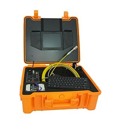 MABELSTAR ABS carrying case 20m cable DVR function and keyboard vent duct pipeline inspection camera
