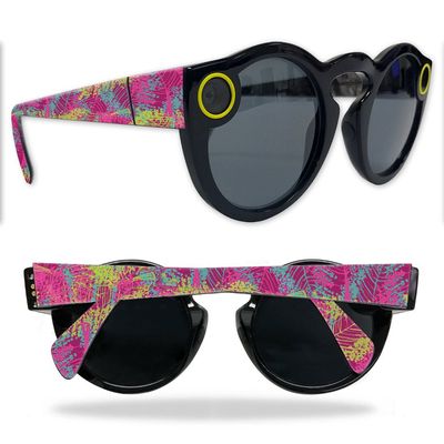 MightySkins Skin Compatible with Snapchat Snapchat Spectacles - Magenta Summer | Protective, Durable, and Unique Vinyl Decal wrap Cover | Easy to Apply, Remove, and Change Styles | Made in The USA