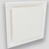 American Louver - STR-PQ-12W - Diffuser: Ceiling, 23 3/4 in H, 23 3/4 in W, Lay-in, 12 in Duct, Plastic, Square Plaque, view 1