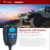 Uniden CMX760 Bearcat Off Road Series Compact Mobile CB Radio, 40-Channel Operation, Ultra-Compact for Easy Mounting, Large 7-Color Backlit LCD Display on Mic with Built-in Speaker Mic, Black view 3