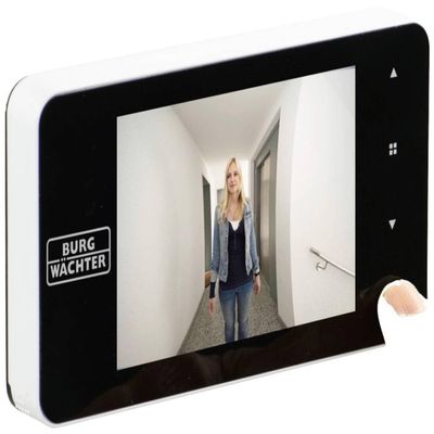 BURG WCHTER Door eGuard Electronic Door Spy, White, 37370