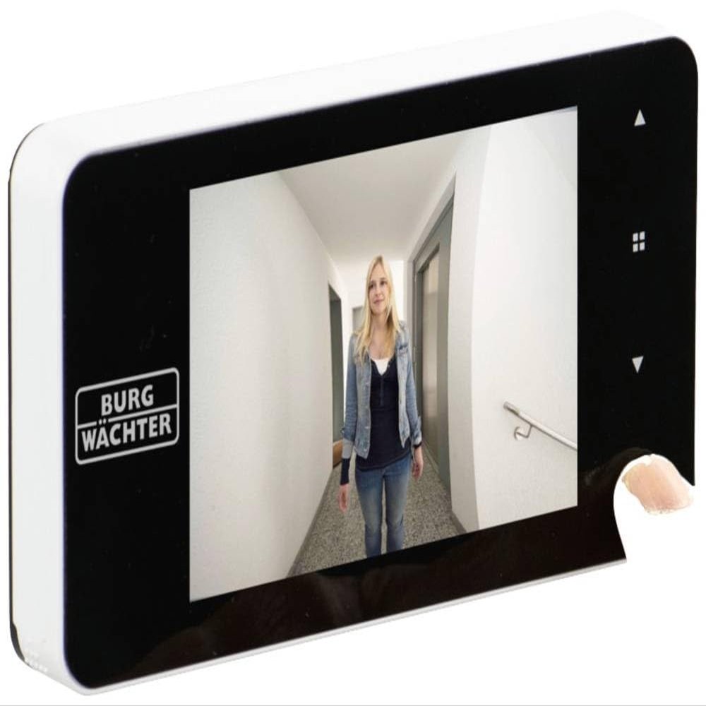 BURG WCHTER Door eGuard Electronic Door Spy, White, 37370