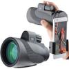Gosky Titan 12X50 Monocular Telescope with Smartphone Holder - Waterproof Fog-Proof Shockproof Scope BAK-4 Prism FMC for Bird Watching Hunting Camping Traveling Wildlife Scenery view 1