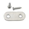 Fujiyuan 5 PCS 36mm x 16mm Hinge Corners Stainless Steel Corner Brace Joint Angle Bracket Furniture Fitting Holes Connector DIY view 1