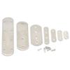 Fujiyuan 5 PCS 36mm x 16mm Hinge Corners Stainless Steel Corner Brace Joint Angle Bracket Furniture Fitting Holes Connector DIY view 3