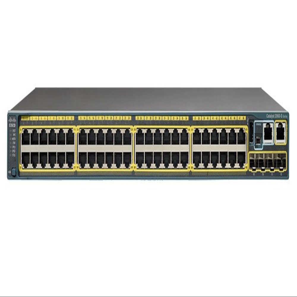 Cisco Catalyst 2960 WS-C2960S-48FPS-L Gigabit Managed Ethernet Switch