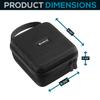 Hard Case Fits Nikon 7576 MONARCH 5 8x42 Binocular - Interior 6.3" x 5.4" 2.85" - Hard Shell Case with Zipper for Storage, Travel, Carrying - EVA Protection Holder view 2