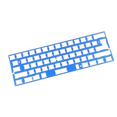 YMDK Universal Anodized Aluminum Plate Positioning Board Plate Support ISO ANSI for GH60 PCB 60% Keyboard DIY