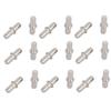 uxcell Cabinet Wardrobe 5mmx19mm Shelf Support Pins Studs Pegs Silver Tone 18pcs view 1