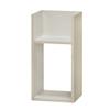 Shirai Sangyo COB-3060WH CD/DVD Rack, U-Shaped Rack, White, Width 23.2 inches (59 cm), Height 11.6 inches (29.5 cm), Depth 9.2 inches (23.4 cm) view 1