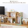 Shirai Sangyo COB-3060WH CD/DVD Rack, U-Shaped Rack, White, Width 23.2 inches (59 cm), Height 11.6 inches (29.5 cm), Depth 9.2 inches (23.4 cm) view 4