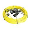 40m fiberglass push rod cable reel drum with meter counter for pipeline inspection system view 1
