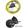 40m fiberglass push rod cable reel drum with meter counter for pipeline inspection system view 2