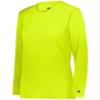 B-Core Ladies' L/S Tee Safety Yellow 2X-Large view 1