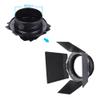 Andoer 96mm Mount Metal Bardoor with Grid 4pcs Color Gel compatible with Neewer 180W 250W 300W Studio Strobe Light Monolight view 2