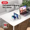 USB C PD 60W Charging Station with QC 3.0, Unitek 160W 10-Port USB Quick Charger Dock, Power Delivery Compatible with Laptop MacBook, Pixel, Upgraded Dividers view 3