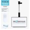 Progressive Automations Hidden Drop Down TV Lift - Motorized TV Ceiling Mount for Up to 75" Screens, Lift Stroke 40", Automatic Remote Control view 4